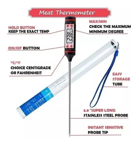 Miniatura 5 de Termómetro Digital Para Alimentos